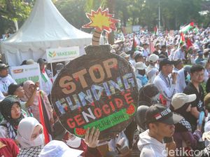 Sederet Tuntutan Aksi Bela Palestina di Depan Kedubes AS