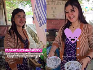 Cantik dan Seksi, Penjual Es Dawet Ireng Ini Bikin Salfok Cantik dan Seksi, Penjual Es Dawet Ireng Ini Bikin Salfok
