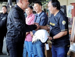 Jasa Raharja Gelar Safety Riding Bareng Komunitas Motor di Tomohon