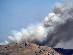 Penampakan Rentetan Rudal Lebanon Hantam Israel, Sebabkan Kebakaran Hutan