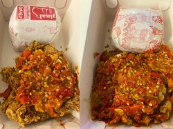 Pedasnya 5 Ayam Geprek ala Fried Chicken Lokal yang Murah Meriah