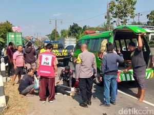 Kecelakaan Motor Vs Motor di Jalan Jogja-Solo Klaten