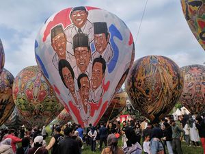 Potret Meriah Festival Balon di Wonosobo