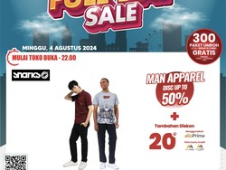 Kaus-Kemeja Pria Keren Harga Miring Cuma di Transmart Full Day Sale