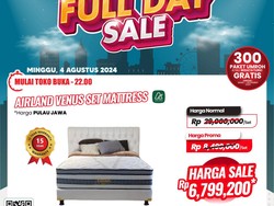 Cuma di Transmart Full Day Sale, Beli Tempat Tidur Diskon Gede Banget