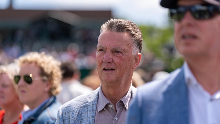 LONDON, UNITED KINGDOM - JULY 4: Louis van Gaal of the Netherlands on Day 4 of The Championships Wimbledon 2024 at All England Lawn Tennis and Croquet Club on July 4, 2024 in London, United Kingdom. (Photo by Marleen Fouchier/BSR Agency/Getty Images)