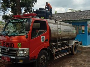 Kekeringan Terjadi di Jonggol, BPBD Bogor Beri Bantuan Air Bersih ke Warga