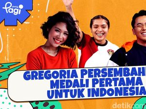 Gregoria Persembahkan Medali Pertama untuk Indonesia