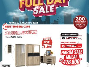 Murah Banget! Aneka Furniture Mulai Rp 400 Ribuan di Transmart Full Day Sale