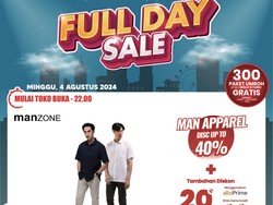 Cuma Hari Ini! Beli Pakaian Pria Bermerek Murah Meriah di Transmart Full Day Sale