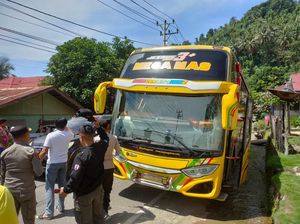 Bus Tabrak Bocah di Jalan Trans Sulawesi Morowali, Korban Patah Kaki