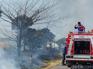 Waspada! Kemarau Rawan Kebakaran Lahan Pinggir Tol Pejagan-Pemalang Waspada! Kemarau Rawan Kebakaran Lahan Pinggir Tol Pejagan-Pemalang