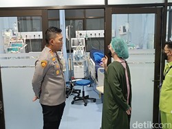 Kapolres Bogor Jenguk Korban Penembakan Klapanunggal di RS Polri