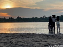 Bukan Sulap Bukan Sihir, Pantai Ini Muncul dari Saat Kemarau Tiba