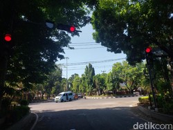 Sempat Rusak, Traffic Light Dekat Komplek Pemkab Cirebon Kembali Berfungsi