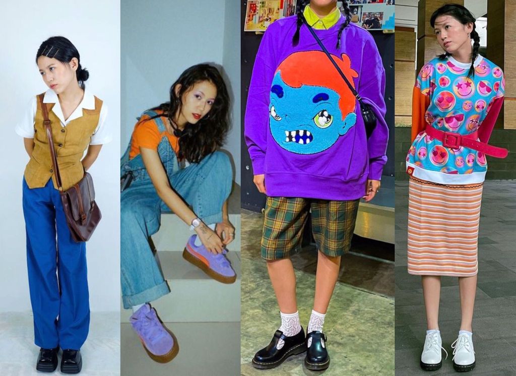 Deretan Outfit Color Block ala Cecilia/Foto: instagram.com/cecilianov
