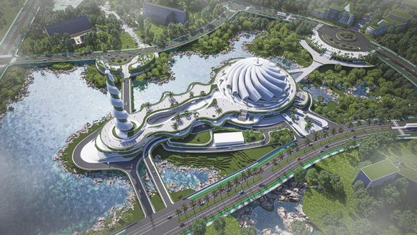 Megah! Potret Terbaru Masjid Negara IKN yang Sudah Mau Rampung