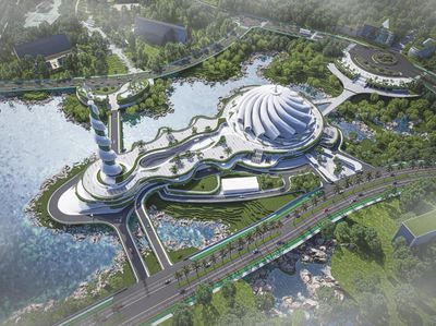 Megah! Potret Terbaru Masjid Negara IKN yang Sudah Mau Rampung