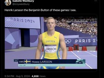 Fans Bola Heboh, Ada Henrik Larsson di Lintasan Lari Olimpiade 2024