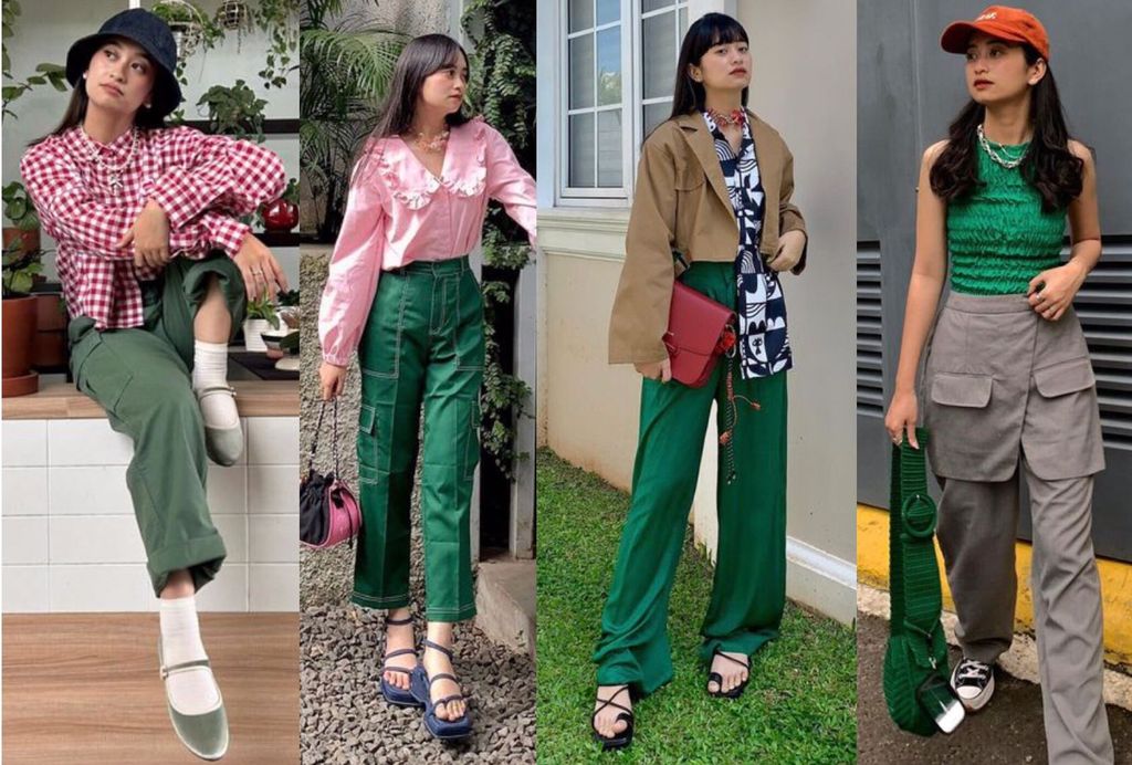 Padu Padan Warna Hijau untuk Outfit/Foto: instagram.com/etennx