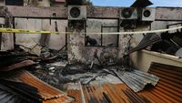 Penampakan Asrama Polisi di Aceh yang Hangus Terbakar