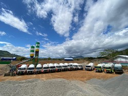 PT Gprecast Indonesia Suplay Ready Mix Beton untuk Proyek Bendungan Jenelata