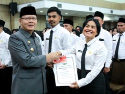 Hore! 570 PPPK Terima SK dari Gubernur Bengkulu, Terbanyak Guru