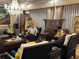 Andi Sudirman Duduk Bareng Airlangga Jelang Golkar Umumkan Cagub Sulsel
