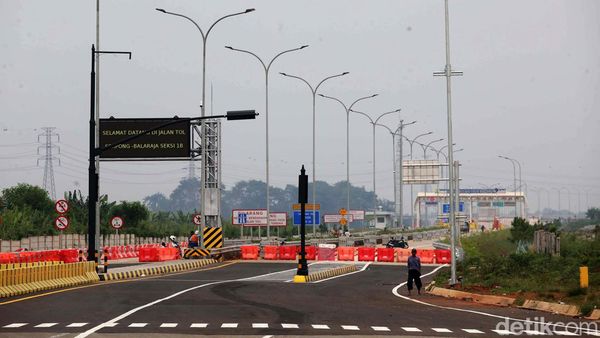 Potret Jalan Tol Serbaraja Seksi 1B yang Akan Segera Beroperasi