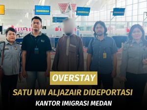 Imigrasi Medan Deportasi WN Aljazair gegara Melebihi Izin Tinggal