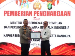 Polres Soetta Terima Penghargaan KemenPPPA atas Ungkap Kasus Child Grooming