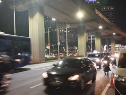 Penanganan Pipa Gas Bocor Selesai, Lalin Jl Rasuna Said Jaksel Dibuka Lagi