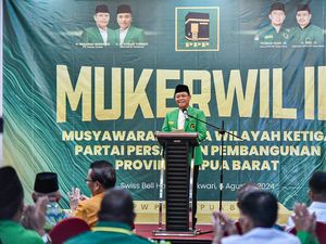 Hadiri Mukerwil PPP Papua Barat, Mardiono Minta Kader Berjuang di Pilkada Hadiri Mukerwil PPP Papua Barat, Mardiono Minta Kader Berjuang di Pilkada