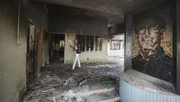 Potret Before-After Rumah Pendiri Bangladesh yang Dibakar Demonstran