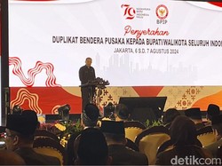 BPIP Serahkan Duplikat Bendera Merah Putih ke Bupati dan Walkot Se-Indonesia