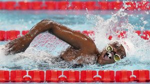 Potret Memukau dari Arena Renang Olimpiade Paris 2024