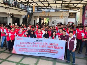 Milenial Indramayu Barat Gabung Relawan Rindu Dukung Petahana