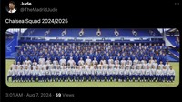 Nah, kayak begini kira-kira gambaran obesitasnya skuad Chelsea jelang musim 2024/2025. Foto: dok. Internet/X (Twitter)