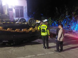 3 Kendaraan Terlibat Kecelakaan Beruntun di Tanjakan Bangangah Pandeglang