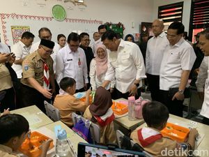 Wiranto Cek Makan Bergizi Gratis di Tangerang, Tekankan soal Nilai Gizi