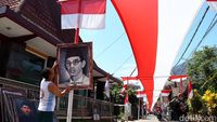 Bendera Merah Putih Ratusan Meter Hiasi Kampung Kebonagung Malang