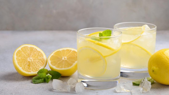 Ilustrasi air lemon