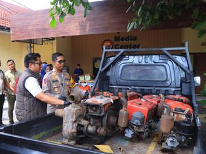 Komplotan Maling Mesin Traktor di Ngawi Diringkus, Hasilnya untuk Sewa LC