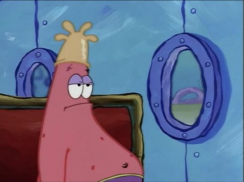 Serial SpongeBob SquarePants Bill Fagerbakke sebagai Patrick Star dalam episode Arrgh!/Rock Bottom SpongeBob SquarePants (1999). (Nickelodeon Animation Studio via IMDb)