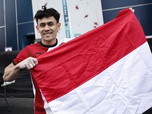 Veddriq Leonardo Raih Emas Olimpiade, The Real Spider-Man!