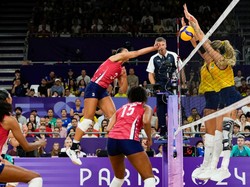 Hasil Voli Olimpiade 2024: Menang Dramatis Atas Brasil, AS ke Final