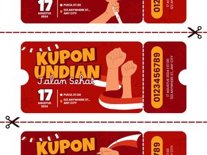 45+ Contoh Kupon Jalan Sehat HUT RI ke-79, Download Gratis di Sini!