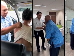 Sopir Taksi Viral yang Kerok Temannya Bertemu Dirut PT Blue Bird