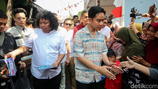 Gibran Blusukan ke Tangerang, Ditemani Marshel dan Raffi Ahmad
