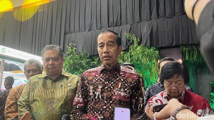 Jokowi di JCC Jokowi di JCC
